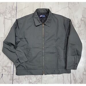 Vintage Dickies Y2K 90s Men's Quilted Lined Jacket Service Style Gray XL